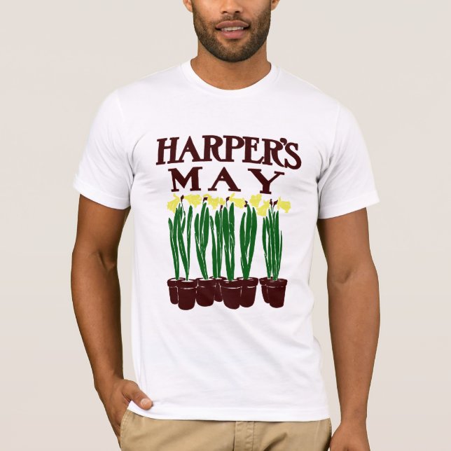 Camiseta Edward Penfield Daffodils, 1899, de Harper (Frente)