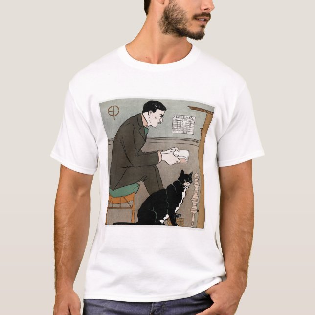 Camiseta Edward Penfield Self-Retrit (1898) por Edward Cane (Frente)