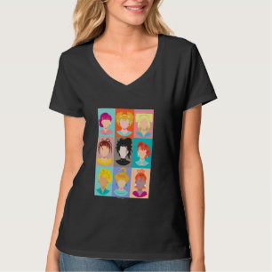 Camiseta Edward Scissorhand Iconic Haircuts Por Edward Retr