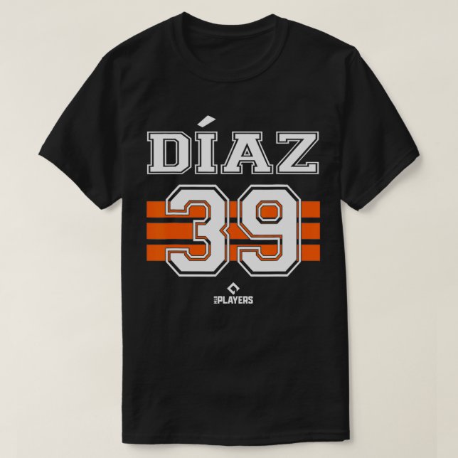 Camiseta Edwin Diaz 39 jogadores de baseball em Nova Iorque (Frente do Design)