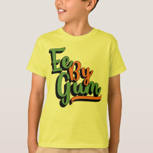 Camiseta EE pela goma, dialecto de Yorkshire, calão, ingl