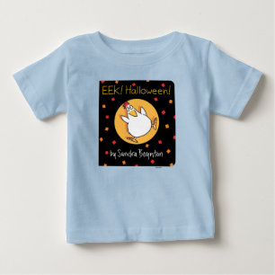 Camiseta EEK! HALLOWEEN! COBRIR LIVRO [bebê] Sandra Boynto