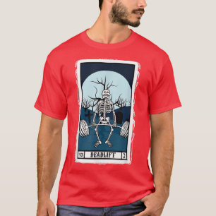 Camiseta Eercise da Malhação do Esqueleto Engraçado da Plac