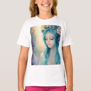 Camiseta Eethal Fantasy Art Belo Fada Azul