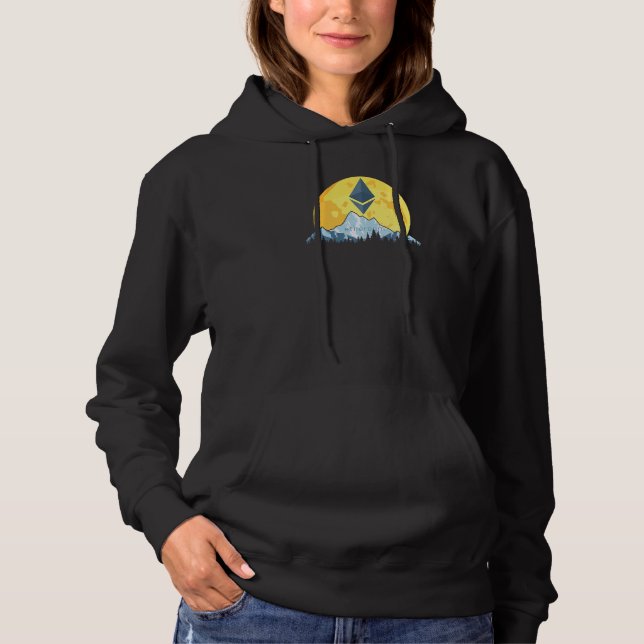 Camiseta Eethum Crypto Giant Moon Moon Eth Cryptocurrency (Frente)
