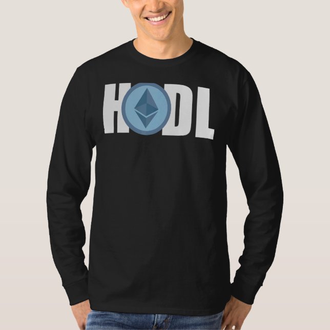 Camiseta Eethum Hodl Hodler Crypto Bitmoney Ethum Miner (Frente)