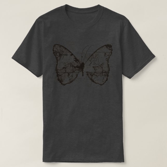 Camiseta Efeito borboleta (Frente do Design)