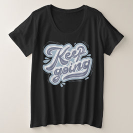 Camiseta Efeito de texto incrível l Cota inspiradora preta