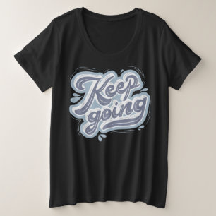 Camiseta Efeito de texto incrível l Cota inspiradora preta
