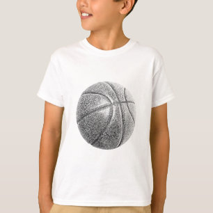 Camiseta Efeito Lápis de Basquete