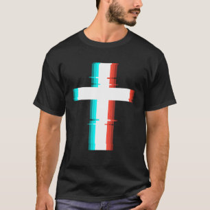 Camiseta Efeito legal da Diminuição Moderna da Cruz Cristã