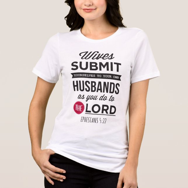 Camiseta Efésios 5:22 (Frente)