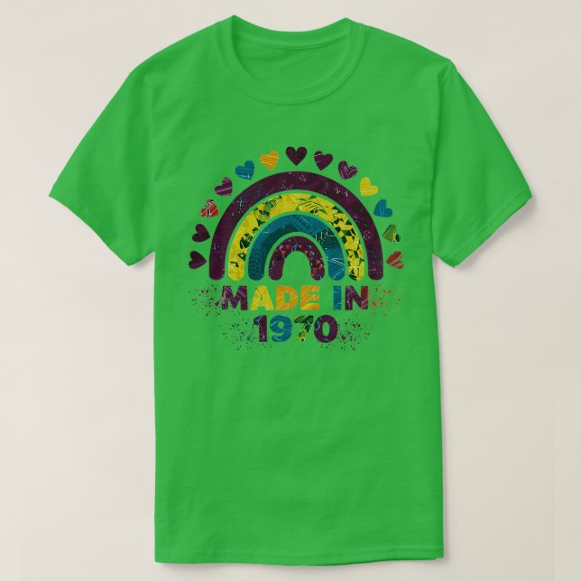 Camiseta efetuadas em 1970 1 (Frente do Design)