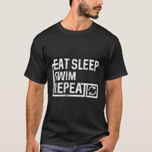 Camiseta Efetue a Natação de latência