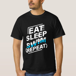 Camiseta Efetue a Natação de latência