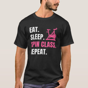 Camiseta Efetue a repetição da rotação do sono Repetitivo n