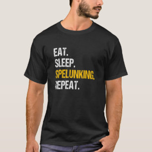 Camiseta Efetue Ortografia Repetitiva Caverna Espeleológica