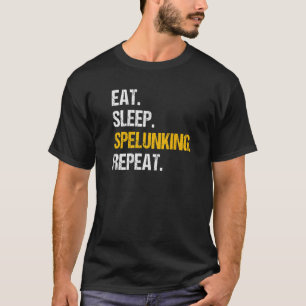 Camiseta Efetue Ortografia Repetitiva Caverna Espeleológica