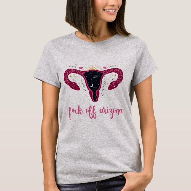 Camiseta Eff Off Arizona Celestial Uterus Pro-Choice (Frente)