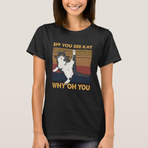 Camiseta Eff Você Vê Kay Por Que Você Gata Yoga