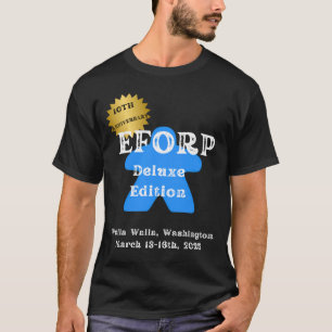 Camiseta EFORP 2025 10º aniversário Deluxe Edition Blue