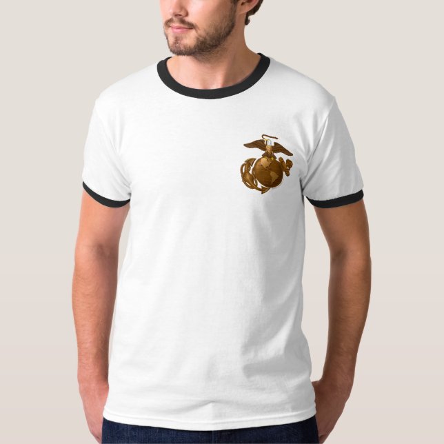 Camiseta EGA da Cheio-Cor - Bronze (Frente)