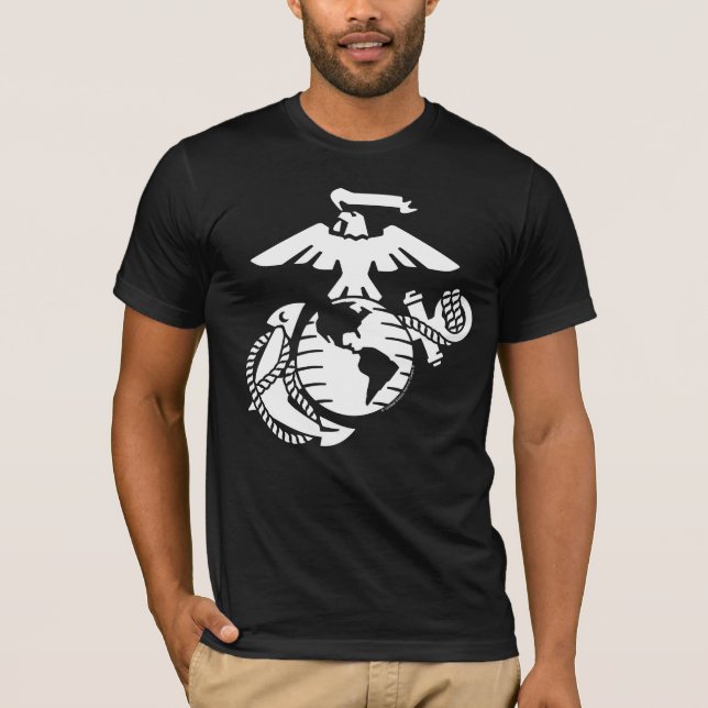 Camiseta EGA de uma cor - branco (Frente)