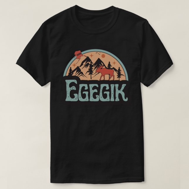 Camiseta Egegik, Alaska (Frente do Design)