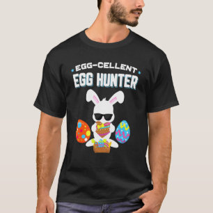 Camiseta Egg Cellent Egg Hunter Easter Boys Girls Bunny