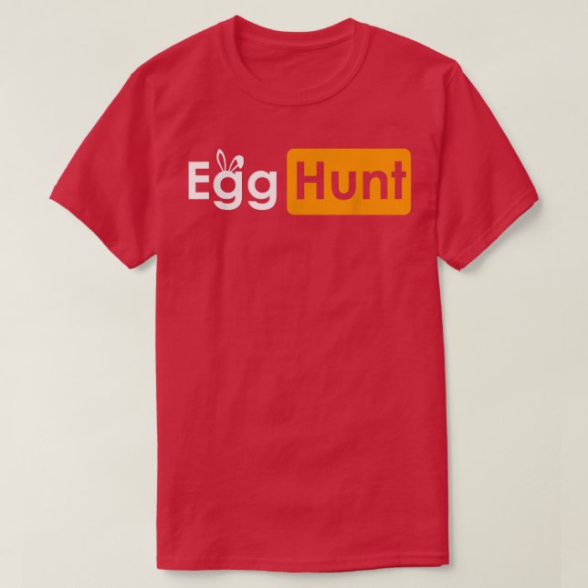 Camiseta Egg Hunt Easter Day Funny Sarcastic Meme Adult Hum (Frente do Design)