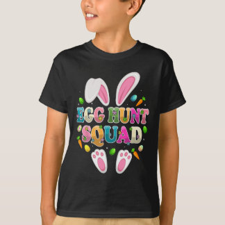 Camiseta Egg Hunt Squad Bunny Happy Easter Day 