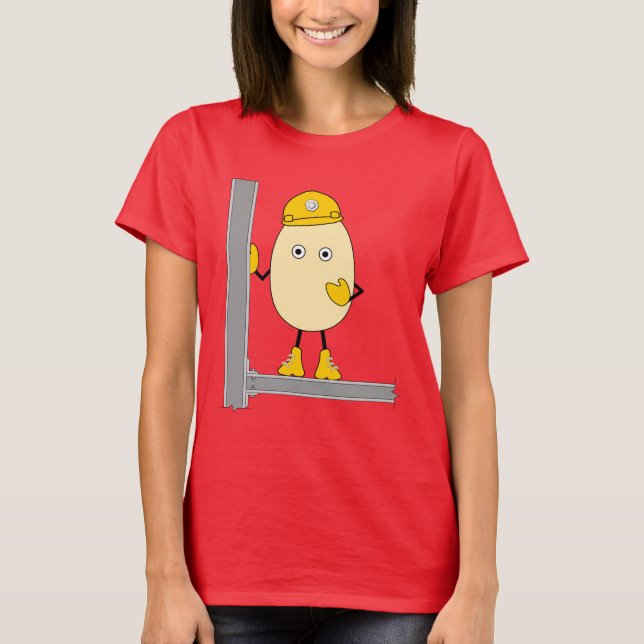 Camiseta Egghead Construção (Frente)
