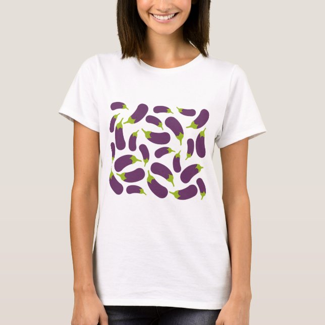 Camiseta EggPlant EggPlant Purple Vegetal Design (Frente)