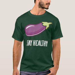 Camiseta EggPlant Fique Saudável