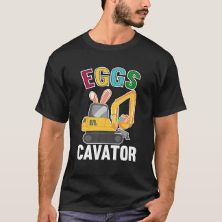 Camiseta Eggscavator Engraçado Escavador de Ovos Crianças F