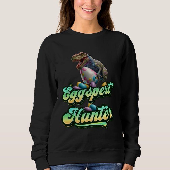 Camiseta Eggspert Easter Eggs Hunter Easter Dinosaur Egg  4 (Frente)