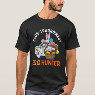 Camiseta Eggspert Egg Hunter Páscoa Garota Coelhinha Ovos