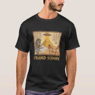 Camiseta Egípcia Alienígenas Antigos Esquema de Pi