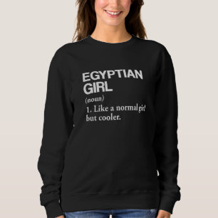 Camiseta Egípcia Definição de Menina Egito Bandeira País Lí