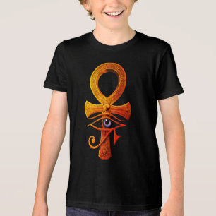 Camiseta Egípcio Ankh Eye of Horus Ancient Symbol Protect
