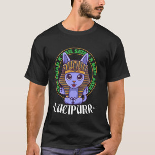 Camiseta Egipciologia Hieróglifos Lucipurr Mitologia Egípci