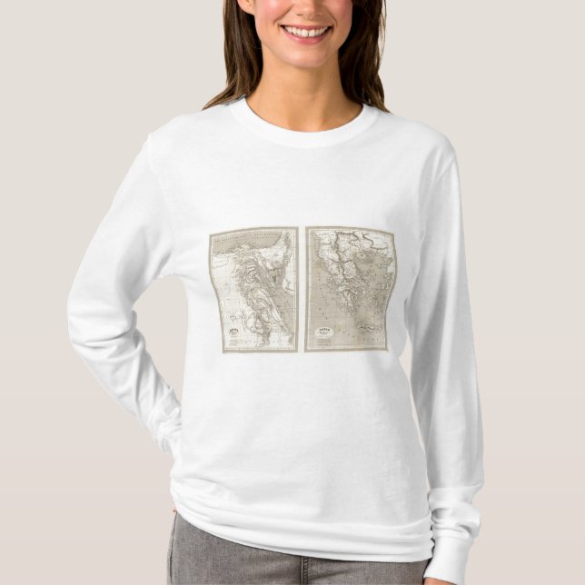 Camiseta Egipto antigo, piscina antiga (Frente)