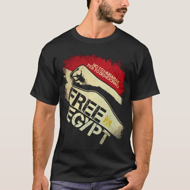 Camiseta Egipto livre! (Frente)
