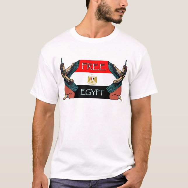 Camiseta Egipto livre (Frente)