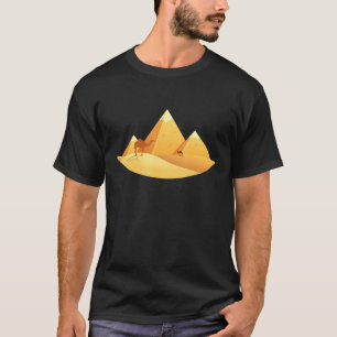 Camiseta Egito 3 Pirâmides Camelo E Deserto