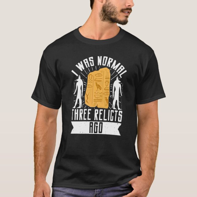 Camiseta Egito Arqueologia Egiptólogo Pharaoh Hieroglyphi (Frente)