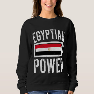 Camiseta Egito: Bandeira Egípcia da Bateria de Energia Orgu