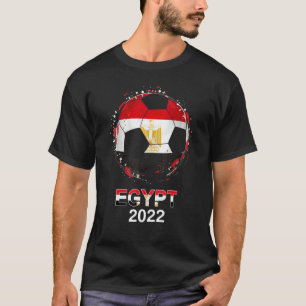 Camiseta Egito Flag 2022 Apoiante Egípcio Soccer Team Egy