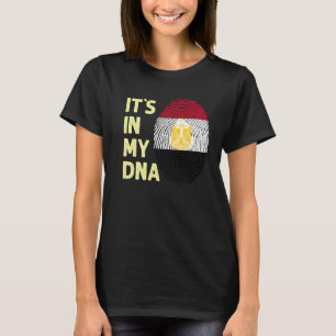 Camiseta Egito No Meu Dna Equipe de Bandeiras Egípcias Egit