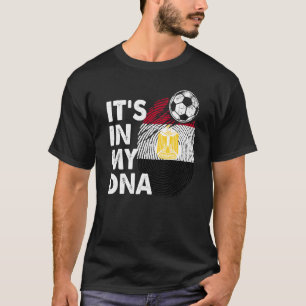 Camiseta Egito No Meu Dna Equipe de Bandeiras Egípcias Egit